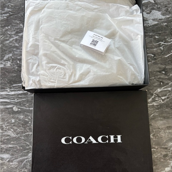 Coach Men’s Size 8.5 Benson Black Leather Boat Shoes - Picture 11 of 12